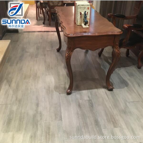 Foshan high quality 150x800mm 3D pringting round edge ceramic glazed wood tiles for floor